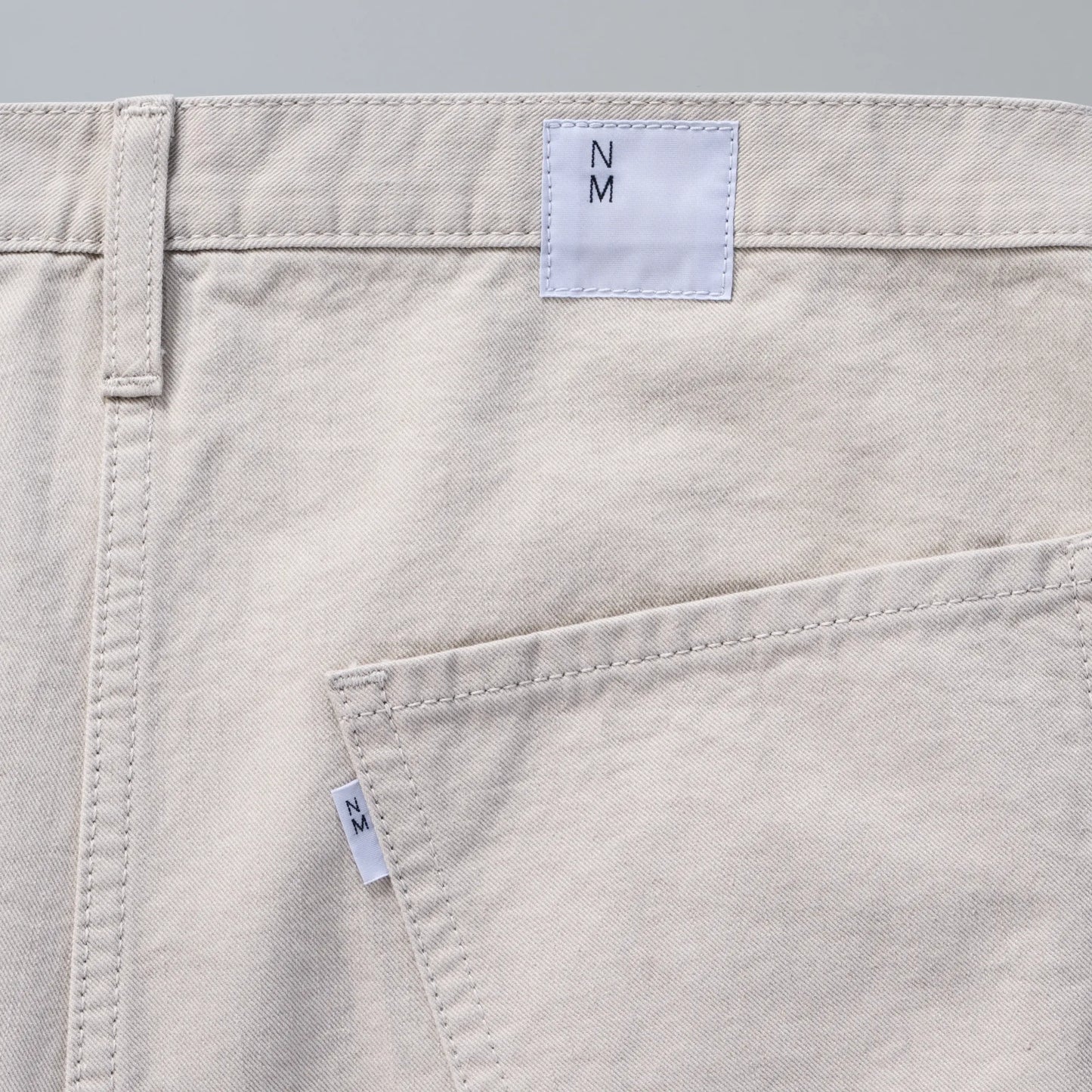 #022 LV MCQUEEN PANTS ONE-WASHED IDG