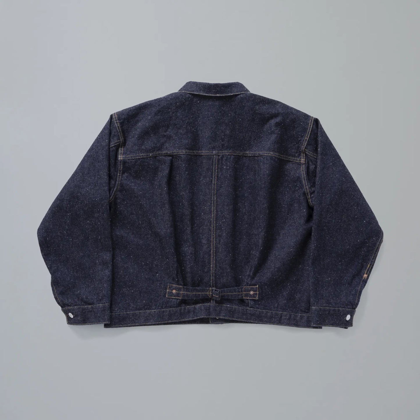 #023 LV T-BACK DENIM JACKET BLEACH ONE-WASHED