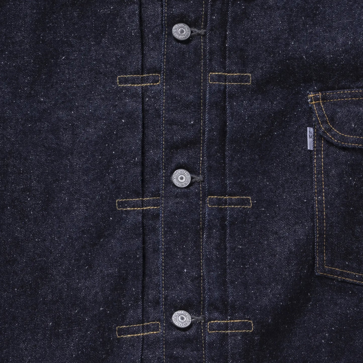 #023 LV T-BACK DENIM JACKET BLEACH ONE-WASHED
