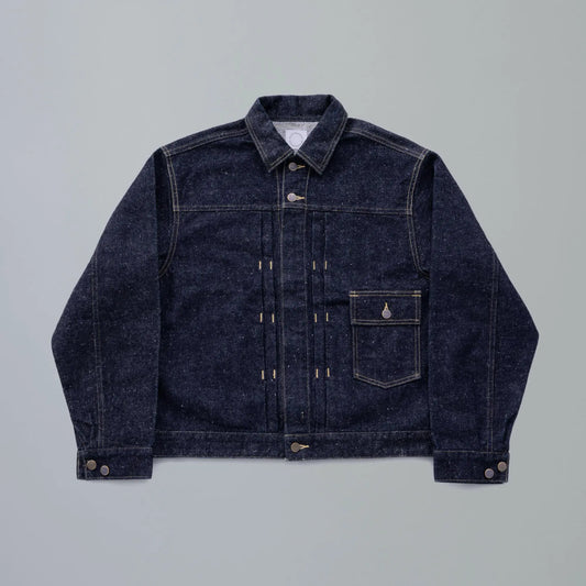 #013 HEAD LIGHT ZIP JACKET ONE-WASHED