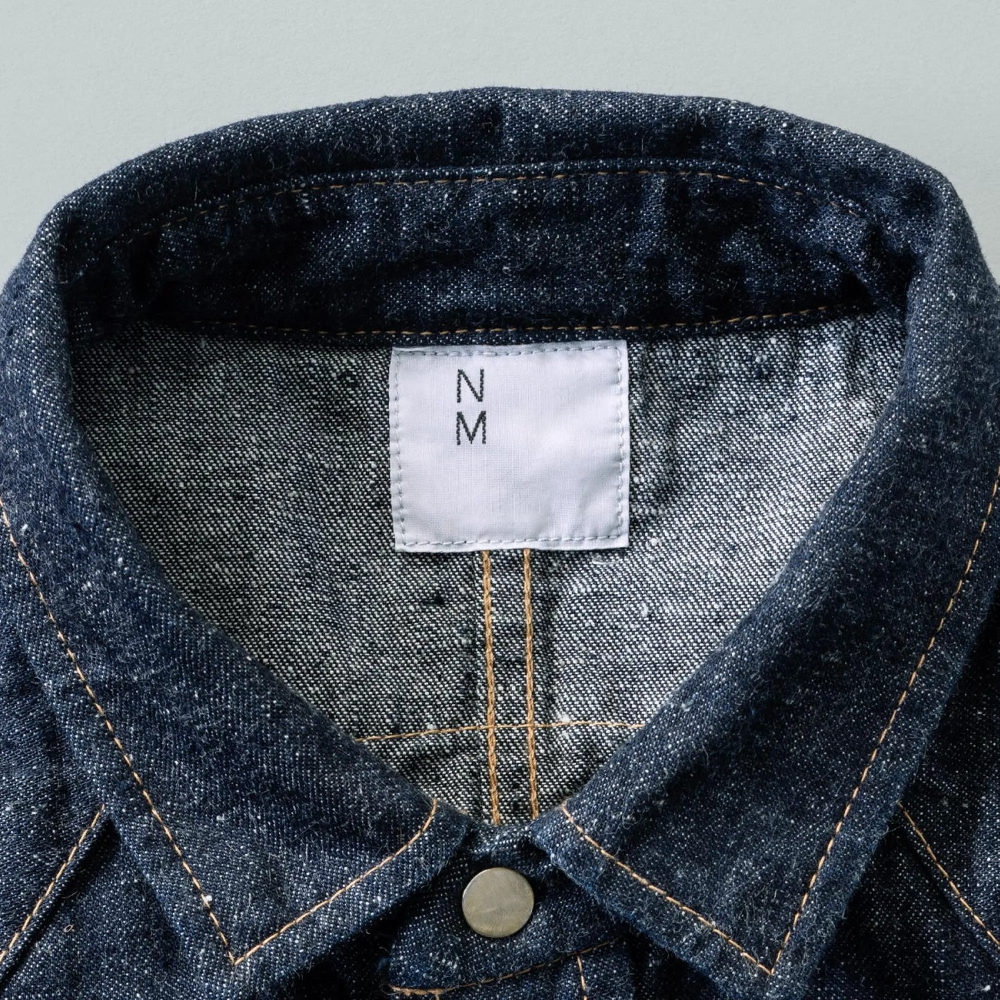 #005 LV DENIM WESTERN SHIRTS ONE-WASHED