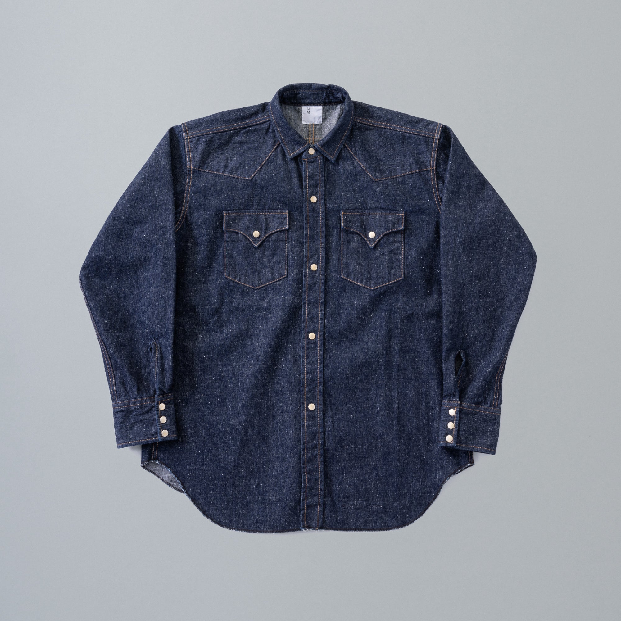 005 LV DENIM WESTERN SHIRTS ONE-WASHED-eastgate.mk