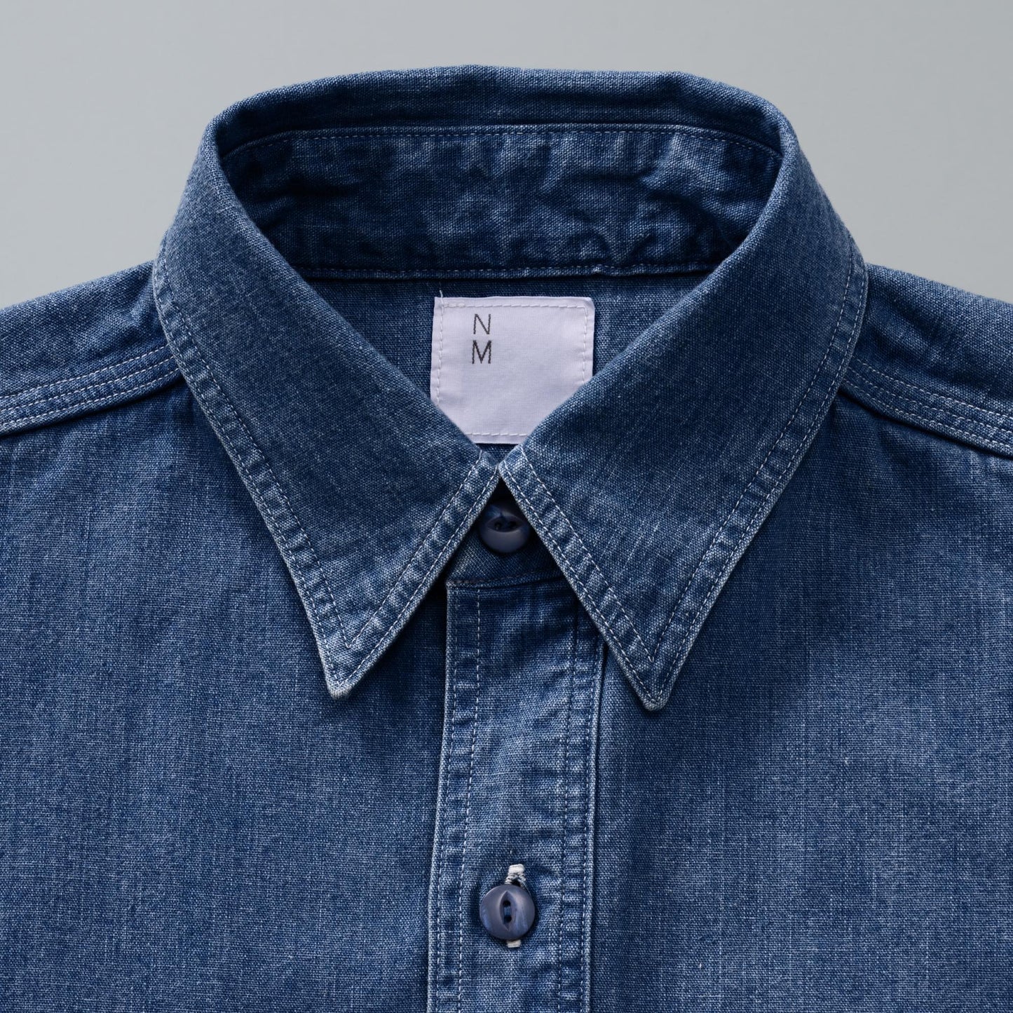 #016 UNIQUE DANGAREES WORK SHIRT