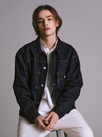 ジャケット・アウター New manual #001 T-BACK DENIM JACKET 001 T-BACK DENIM JACKET ONE-WASHED – New Manual