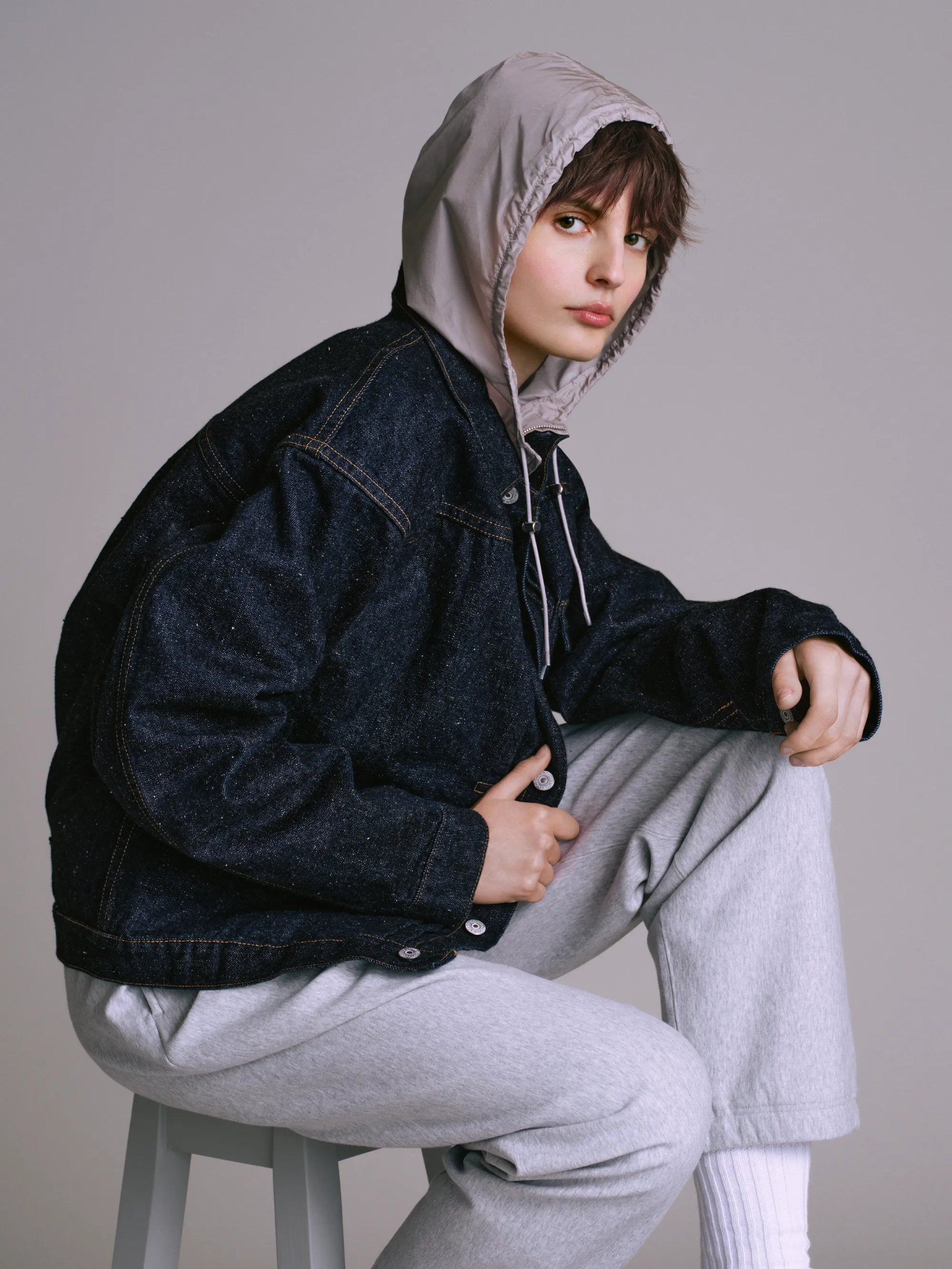 ジャケット・アウター New manual #001 T-BACK DENIM JACKET 001 T-BACK DENIM JACKET ONE-WASHED – New Manual