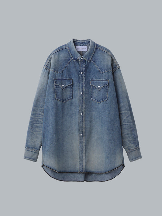 LV DENIM BIG WESTERN SHIRTS