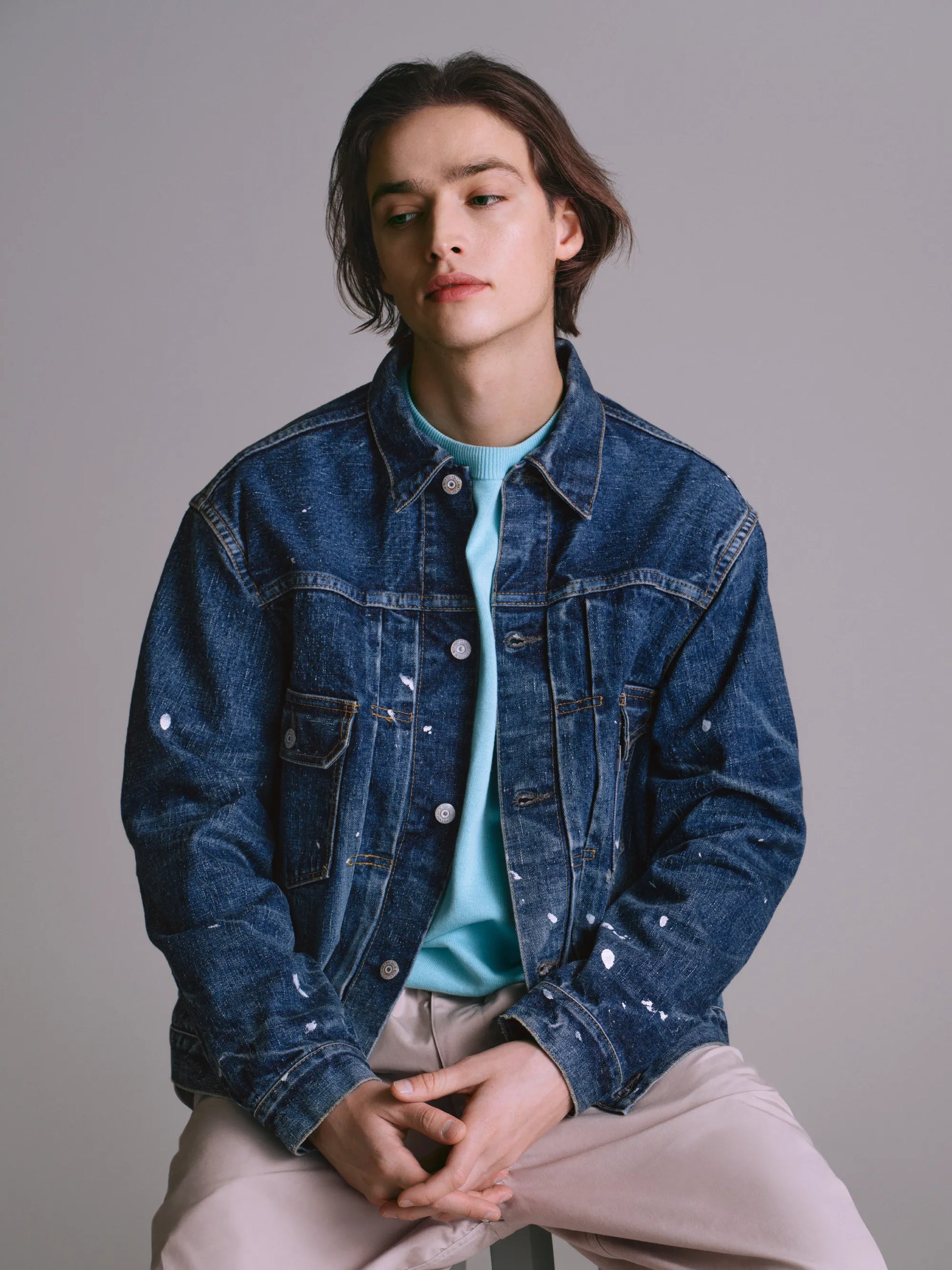 ジャケット・アウター new manual #006 LV 2ND T-BACK JACKET 006 LV 2ND T-BACK JACKET ONE-WASHED – New Manual