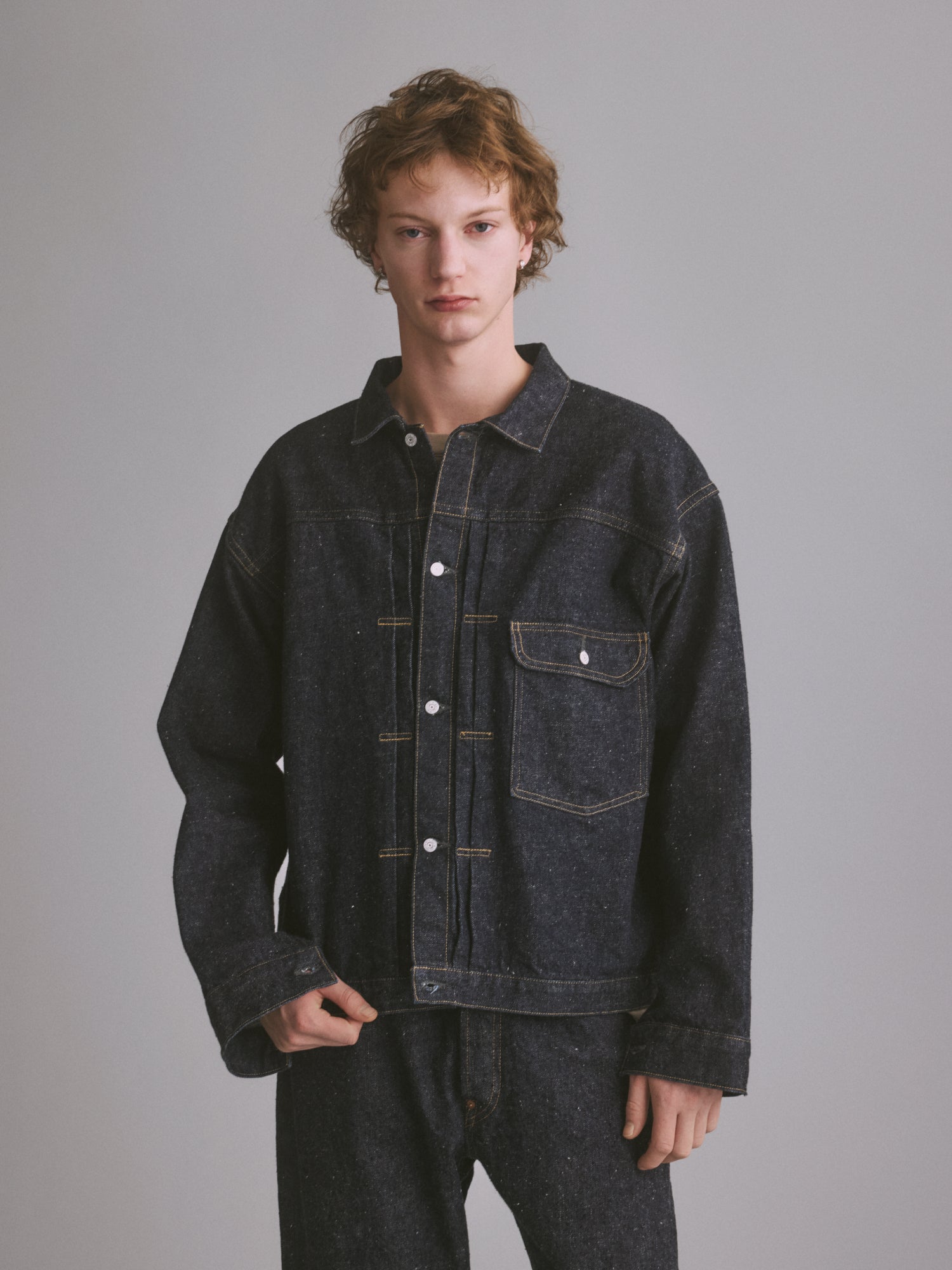 #012 LV 36's T-BACK JACKET ONE-WASHED