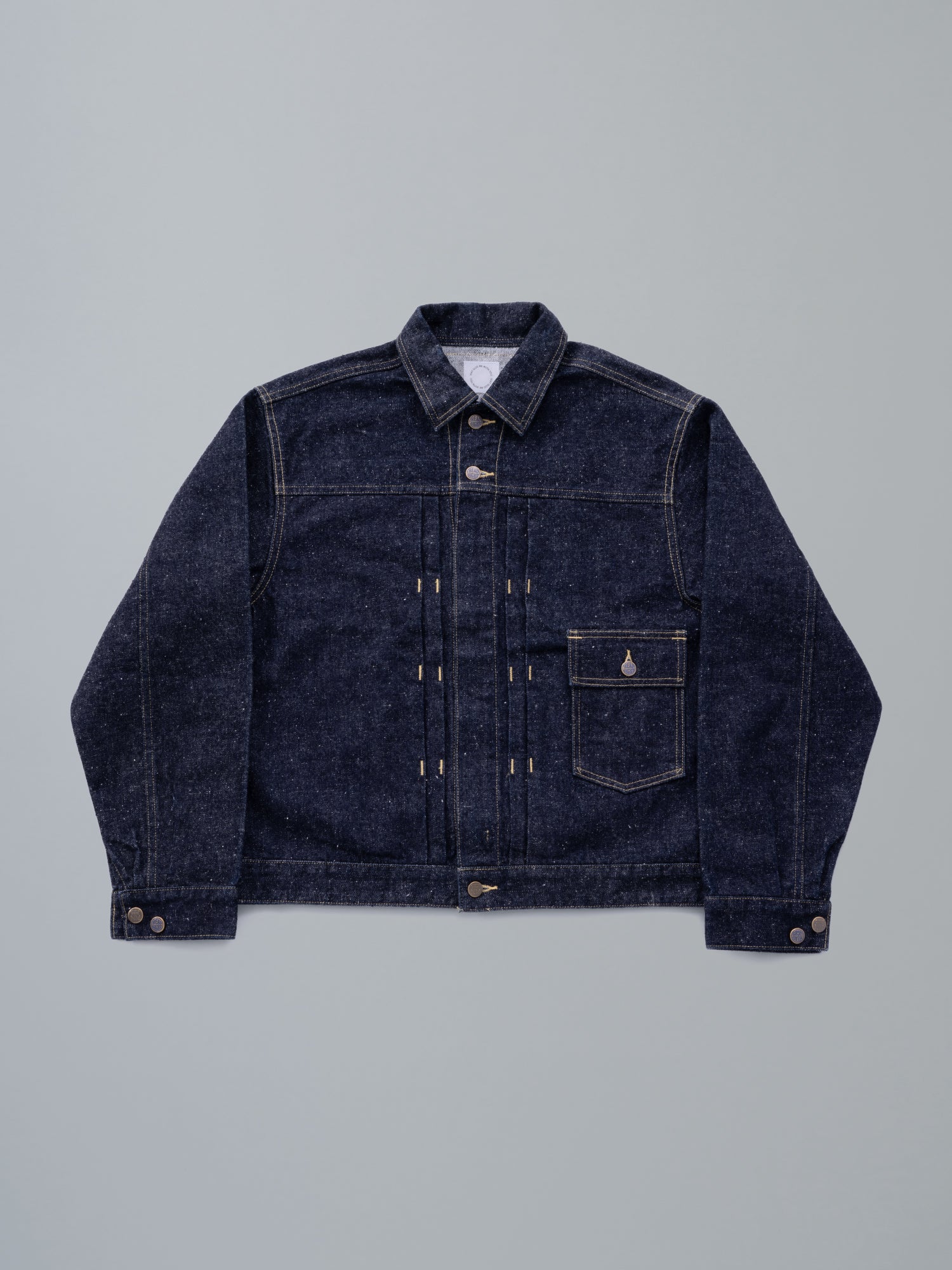 #013 HEAD LIGHT ZIP JACKET ONE-WASHED