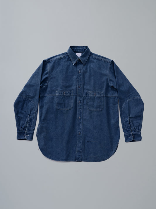 #016 UNIQUE DANGAREES WORK SHIRT