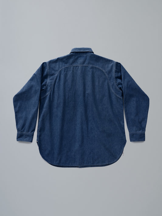 #016 UNIQUE DANGAREES WORK SHIRT