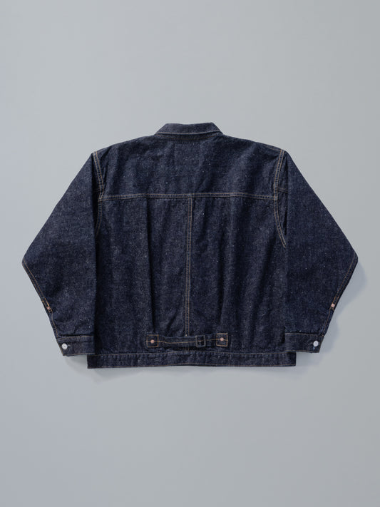 #018 LV T-BACK JACKET WITH COTTON LINER ONE-WASHED