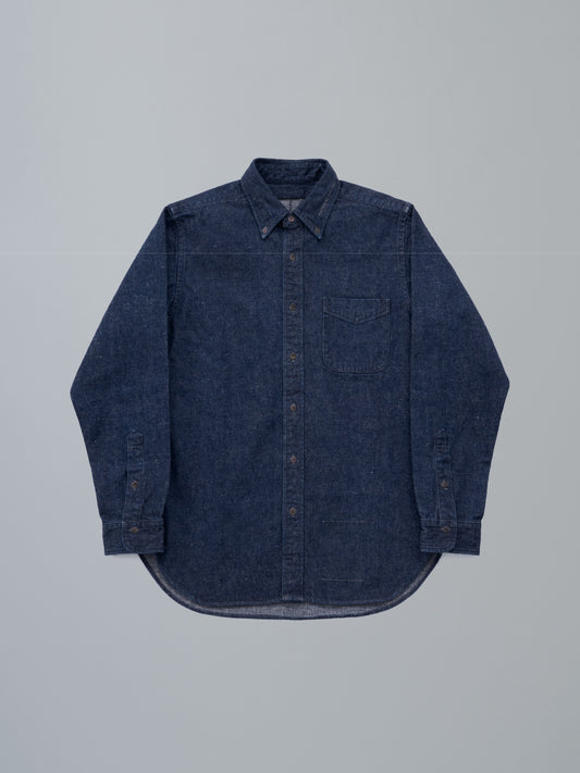 #020 BB POLO COLLAR SHIRTS IDG ONE-WASHED