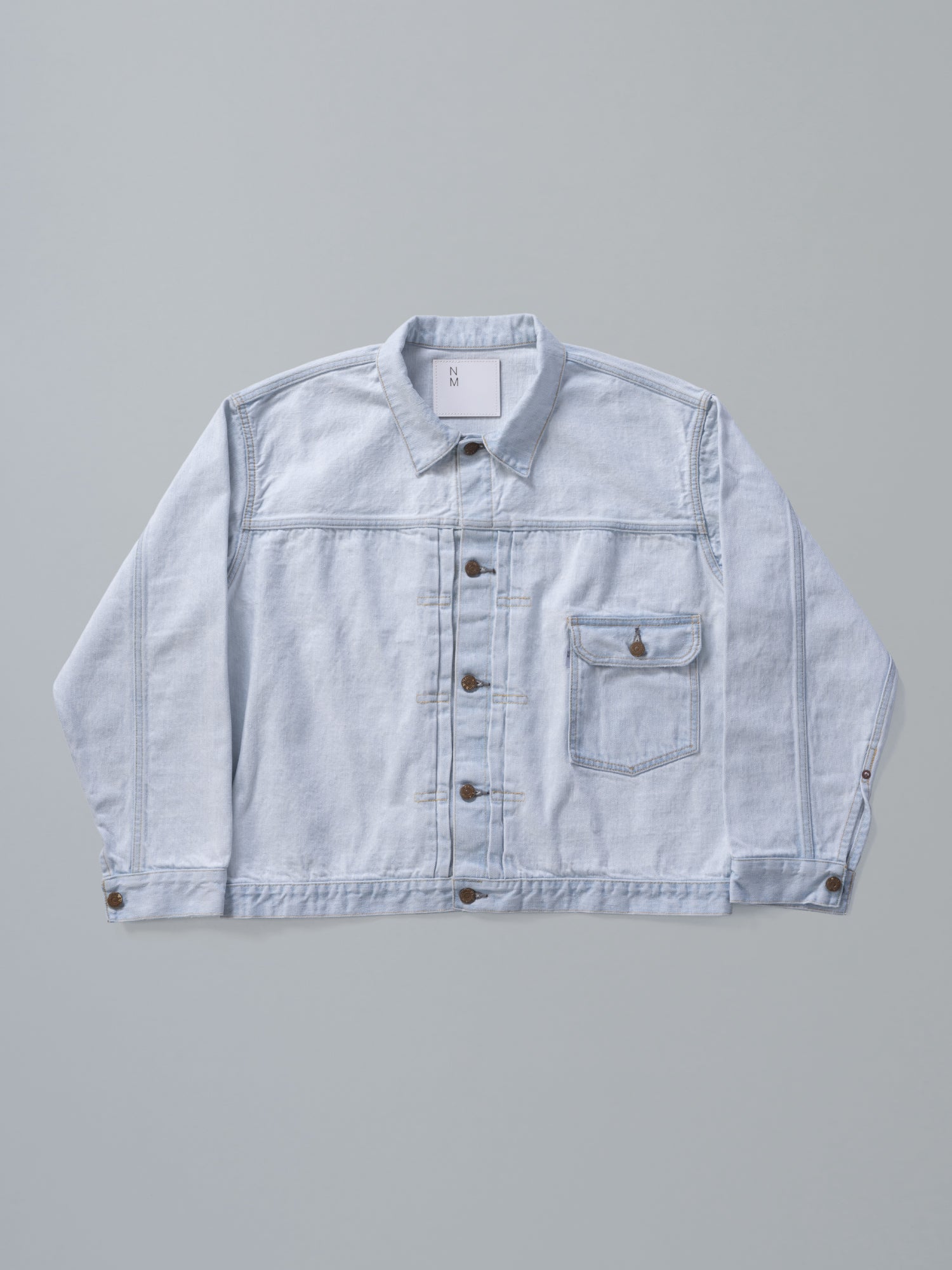 #023 LV T-BACK DENIM JACKET BLEACH