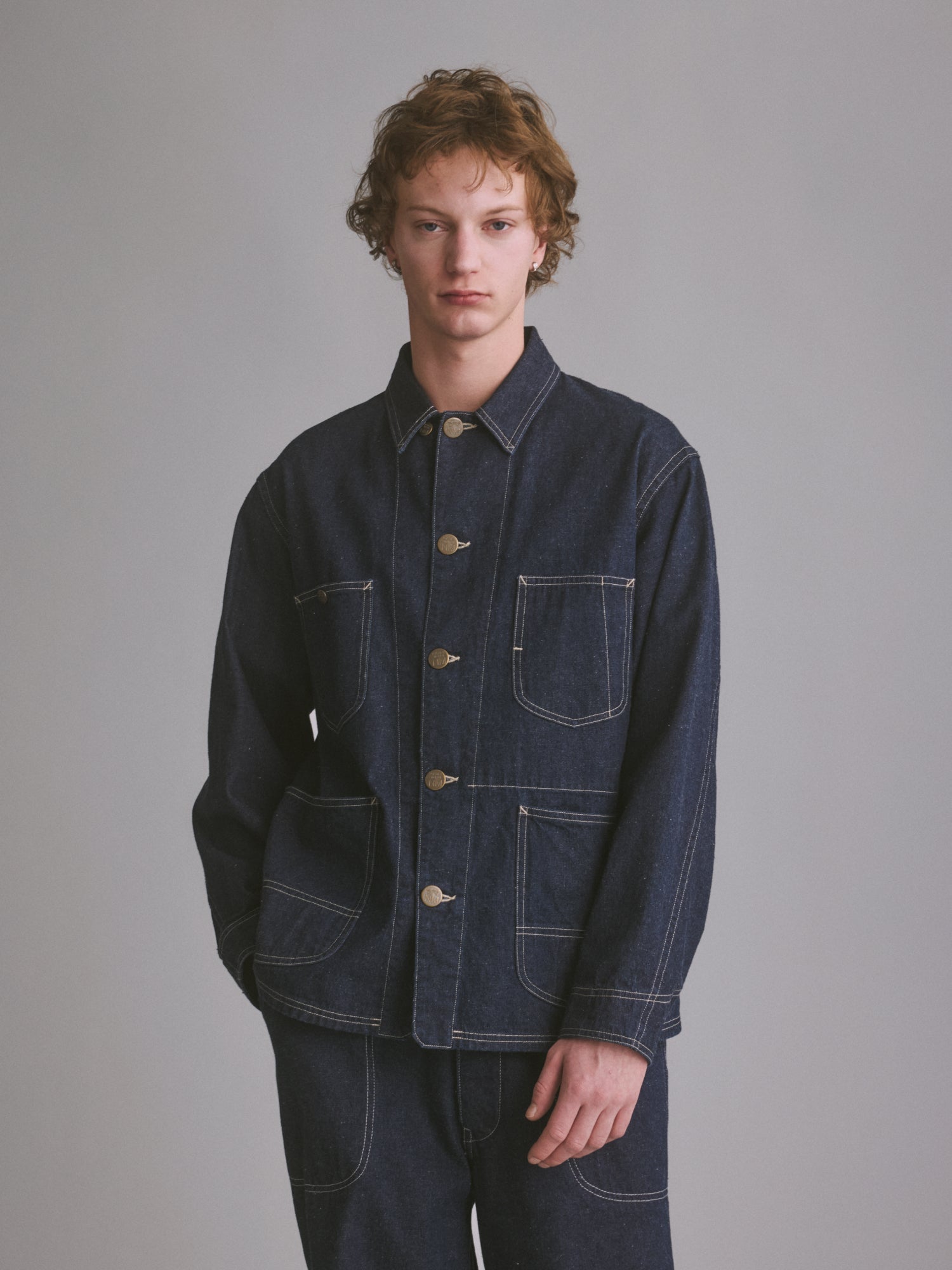 #024 LE CHORE JACKET ONE-WASHED