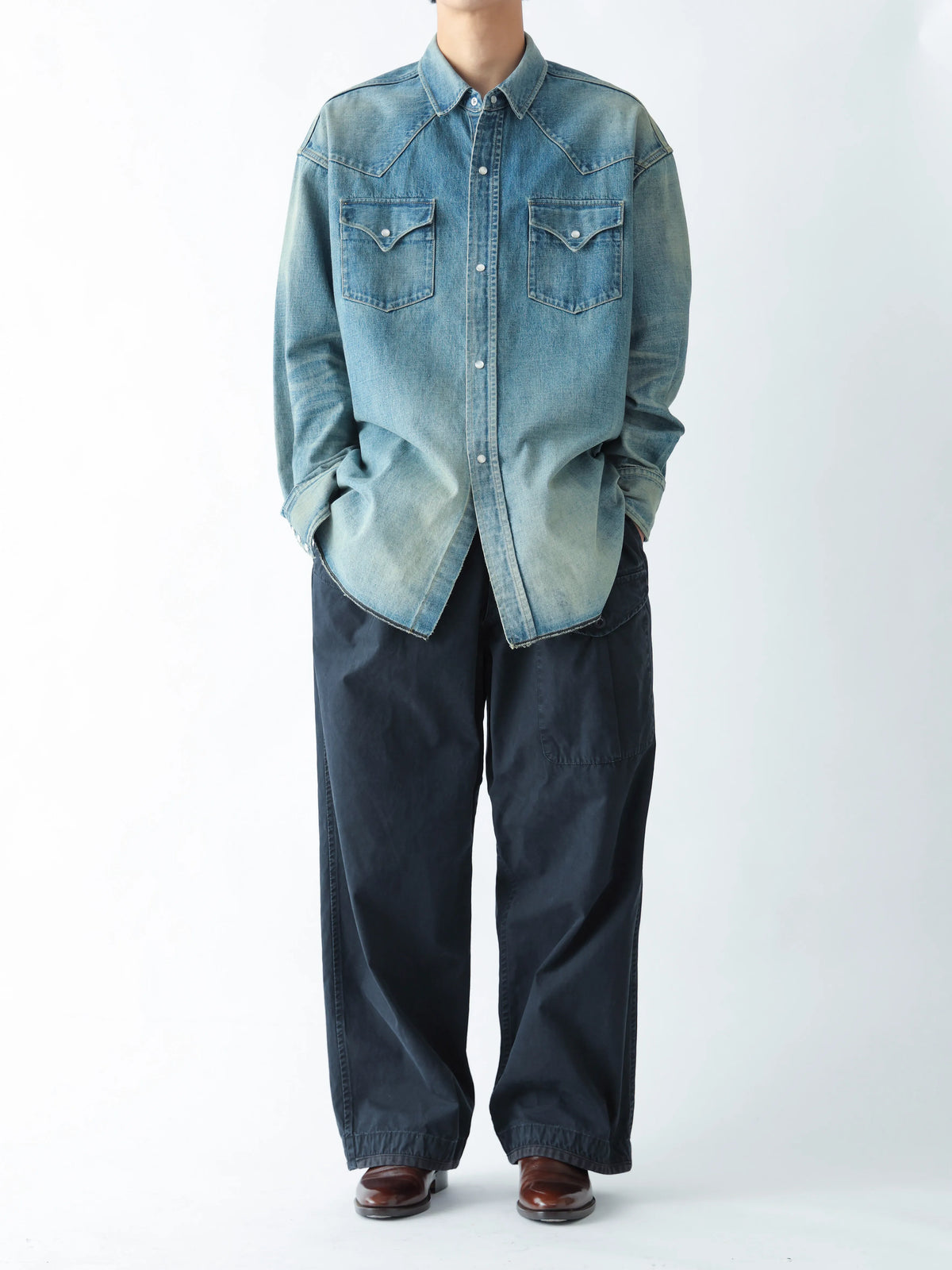 LV DENIM BIG WESTERN SHIRTS