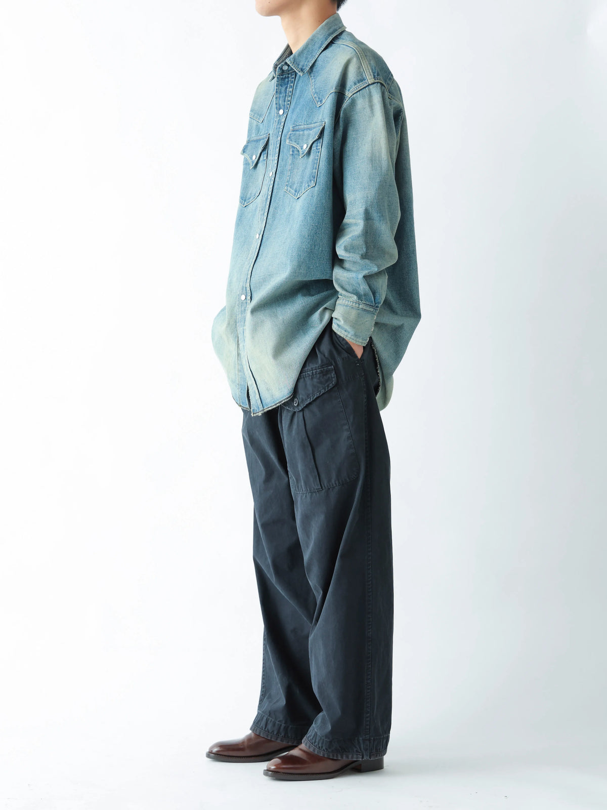 LV DENIM BIG WESTERN SHIRTS