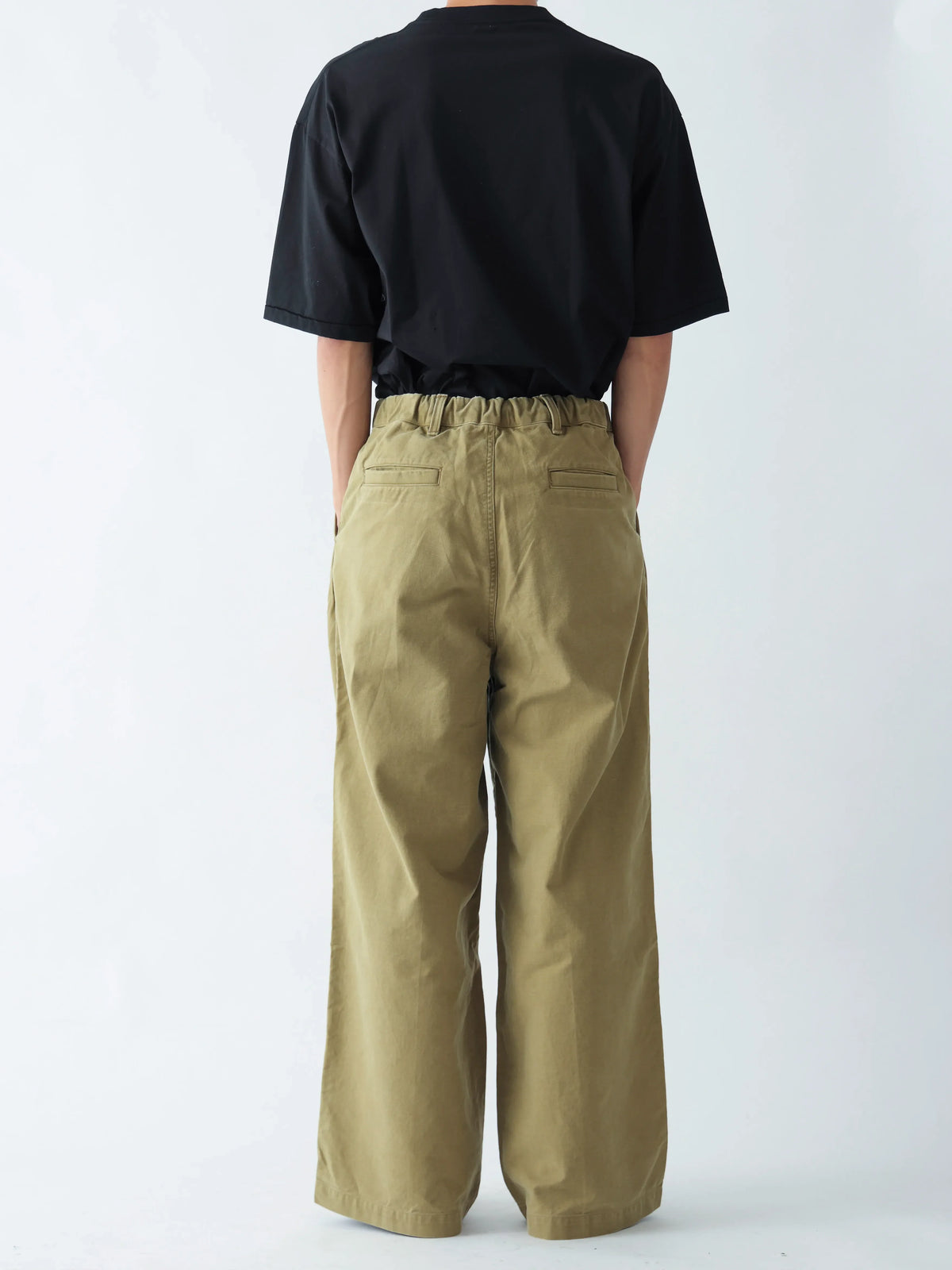 CHINO WIDE TROUSERS