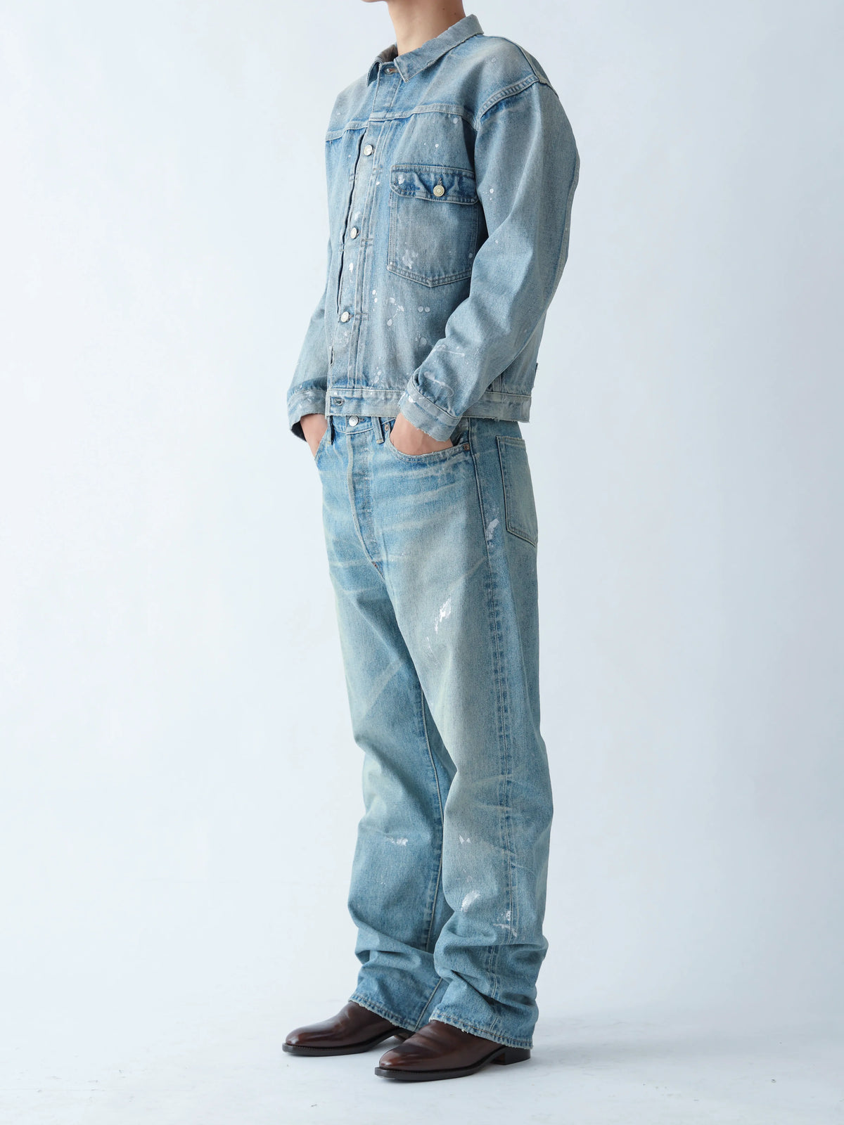 T-BACK DENIM JACKET