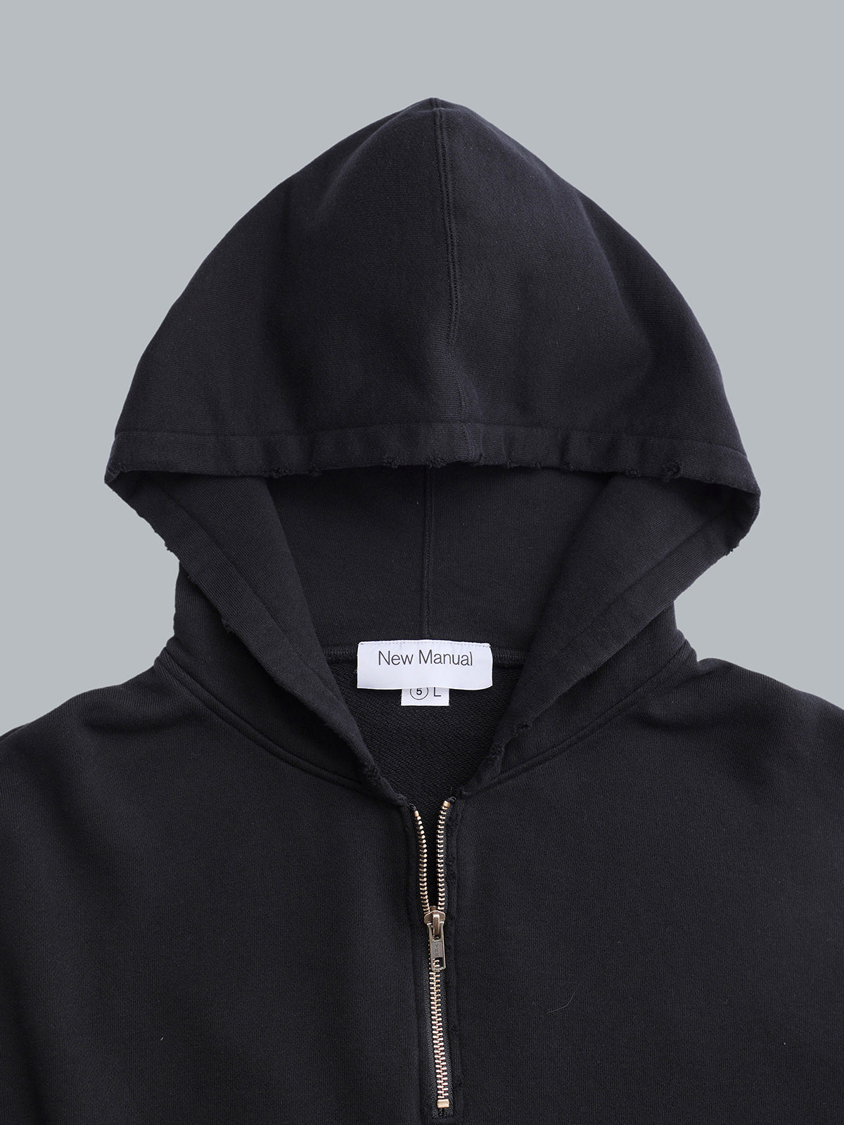 VINTAGE WASHED HALF ZIP HOODIE