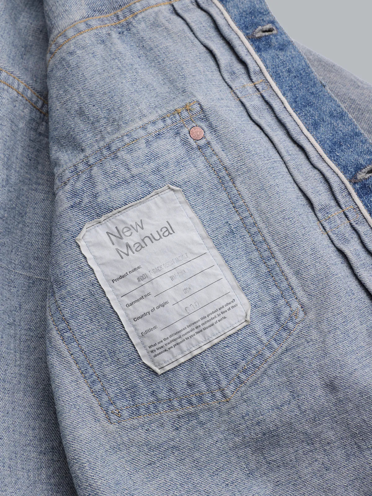 T-BACK DENIM JACKET