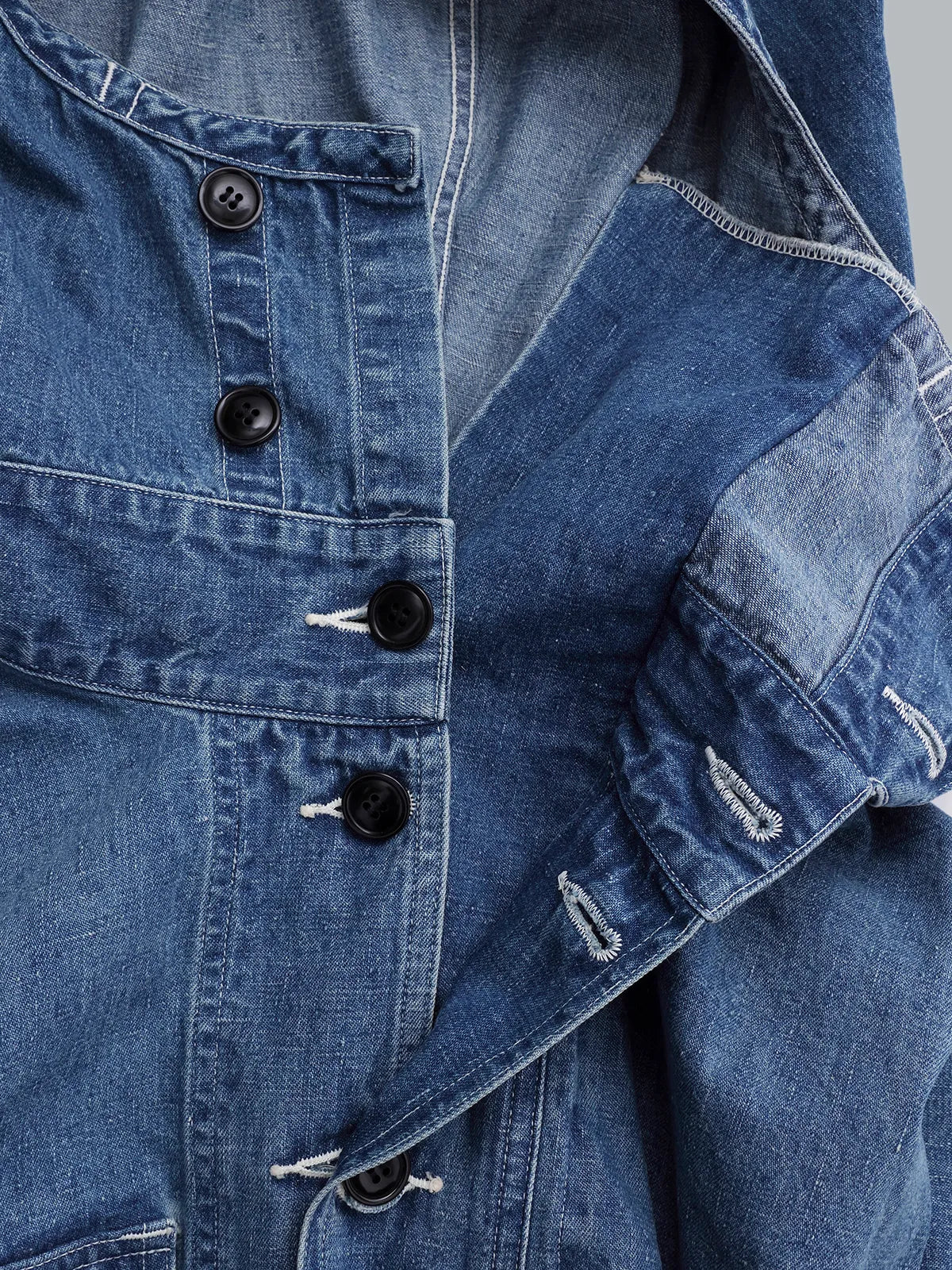 U.S. NAVY SALVAGE PARKA DENIM
