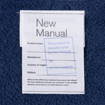 トップス New Manual KAPTAIN SUNSHINE AFTER HOODIE New Manual) New Manual×KAPTAIN SUNSHINE Collaboration After