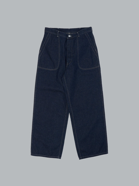 USN DENIM TROUSERS ONE-WASHED