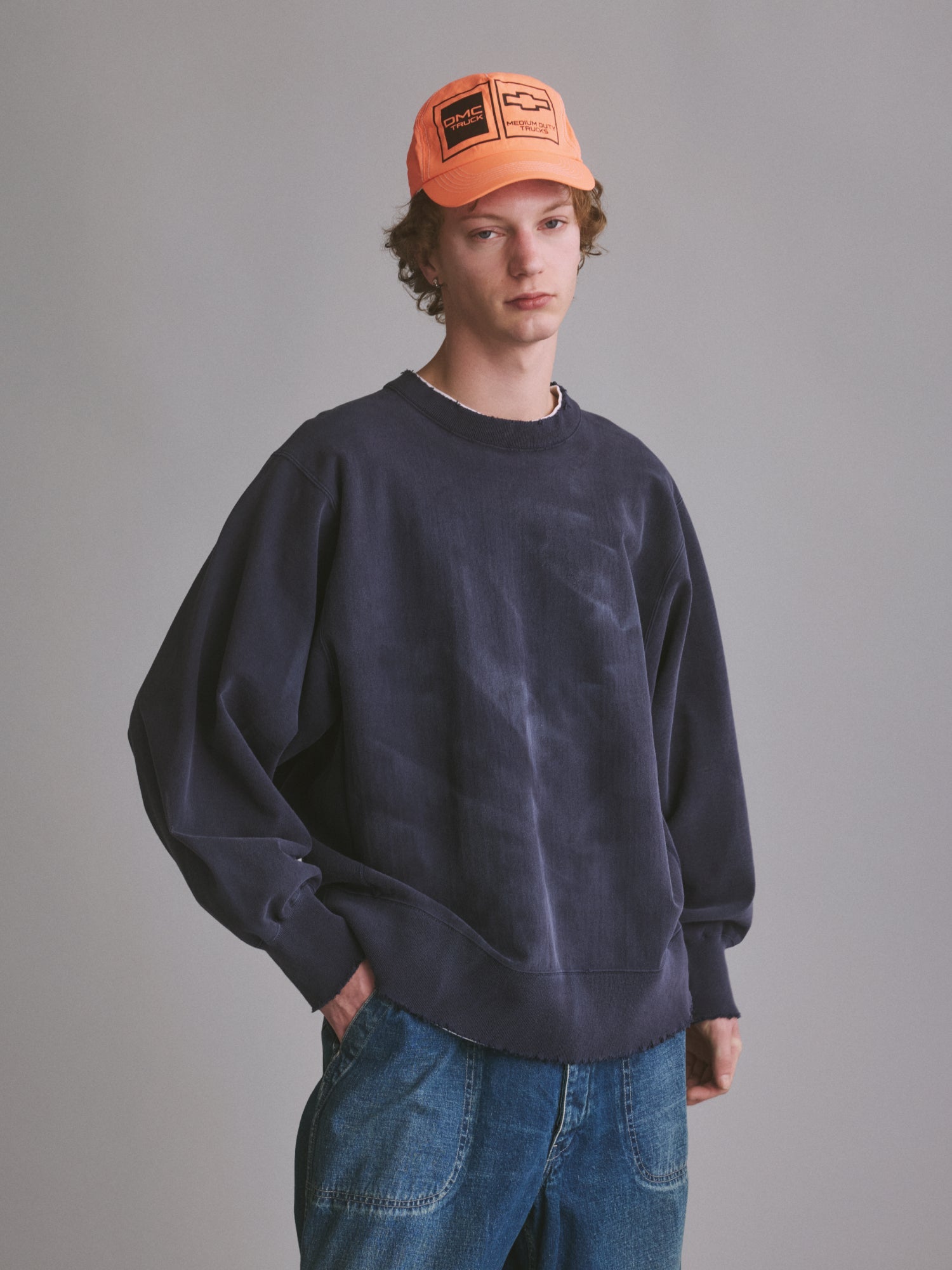 VINTAGE WASHED  SWEAT P/O