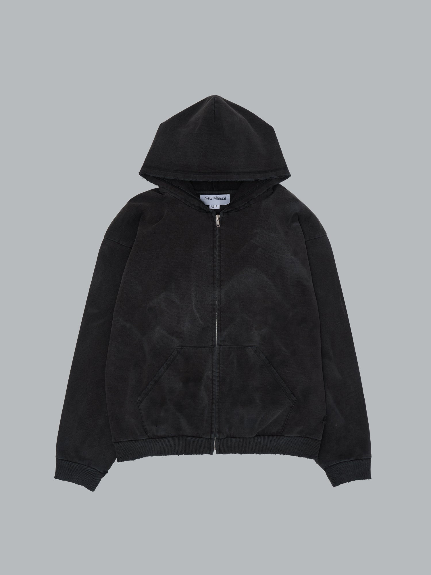 VINTAGE WASHED  ZIP HOODIE
