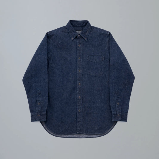 #020 BB POLO COLLAR SHIRTS IDG ONE-WASHED