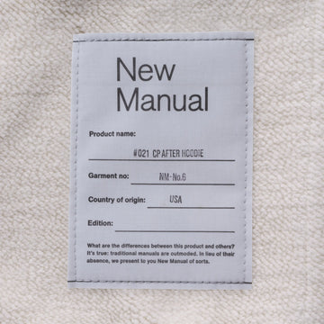 021 CP AFTER HOODIE ONE-WASHED – New Manual