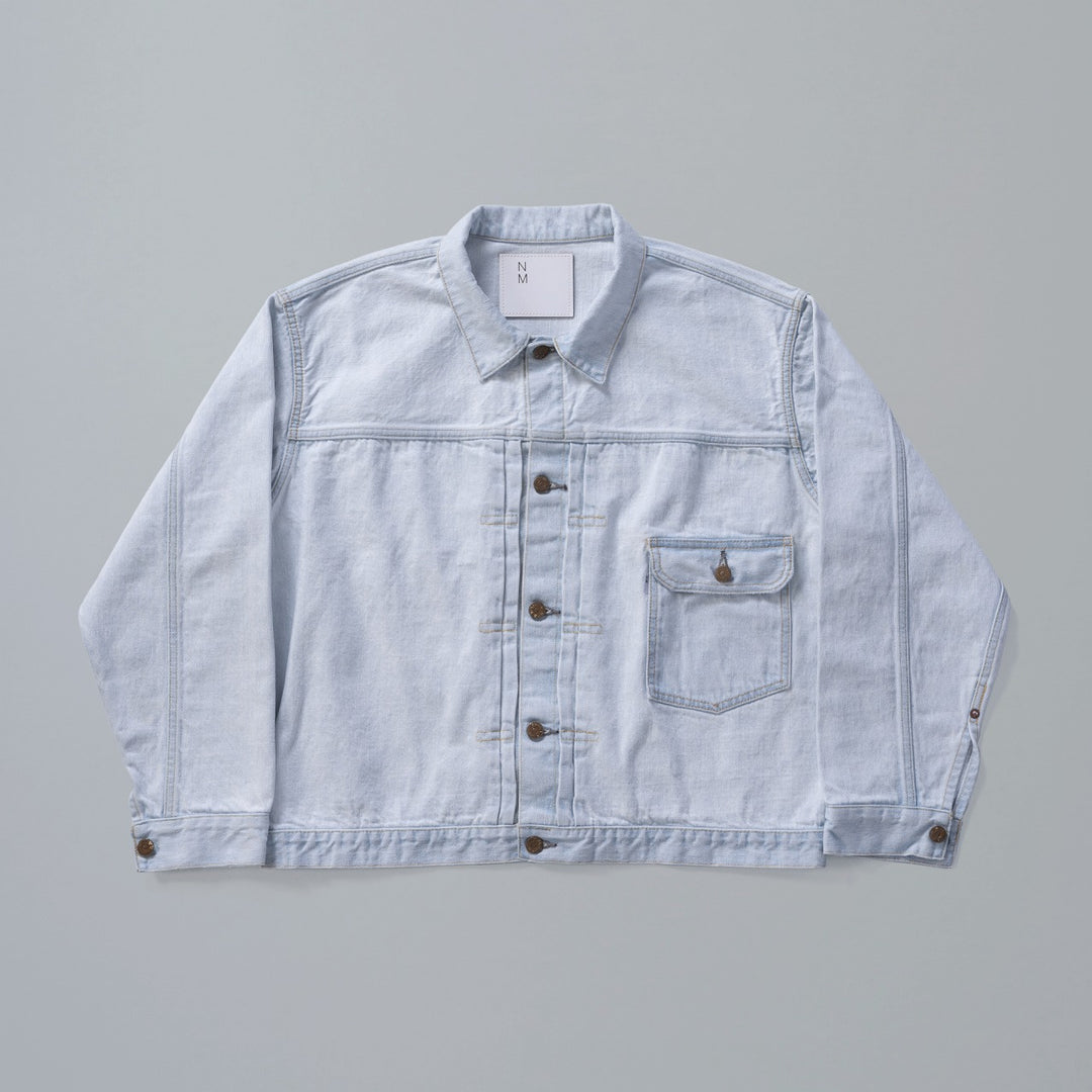 023 LV T-BACK DENIM JACKET BLEACH – New Manual 