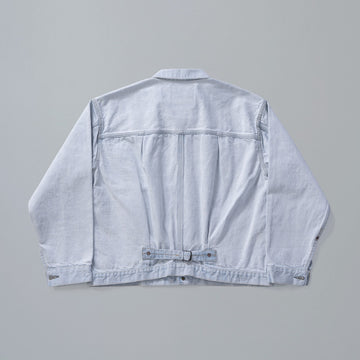 023 LV T-BACK DENIM JACKET BLEACH – New Manual