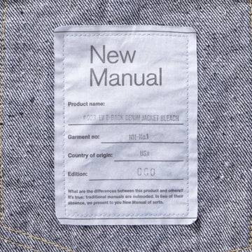 New Manual 001 T-BACK DENIM JACKET デニム sml_nm_no1_ow_01.webp?v=1718184647