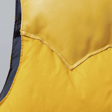 RMFC #032 ニューマニュアル イエロー リバーシブル　ダウンベスト 42 032 REVERSIBLE DOWN VEST – New Manual