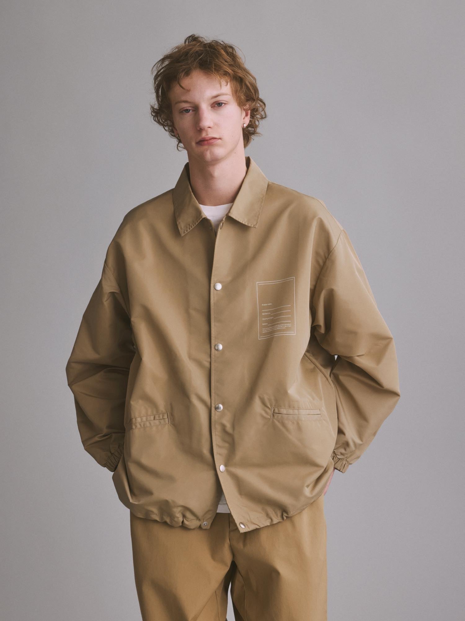 ブルゾン XL 26SS New Manual COACH JACKET XL BLK COACH JACKET – New Manual