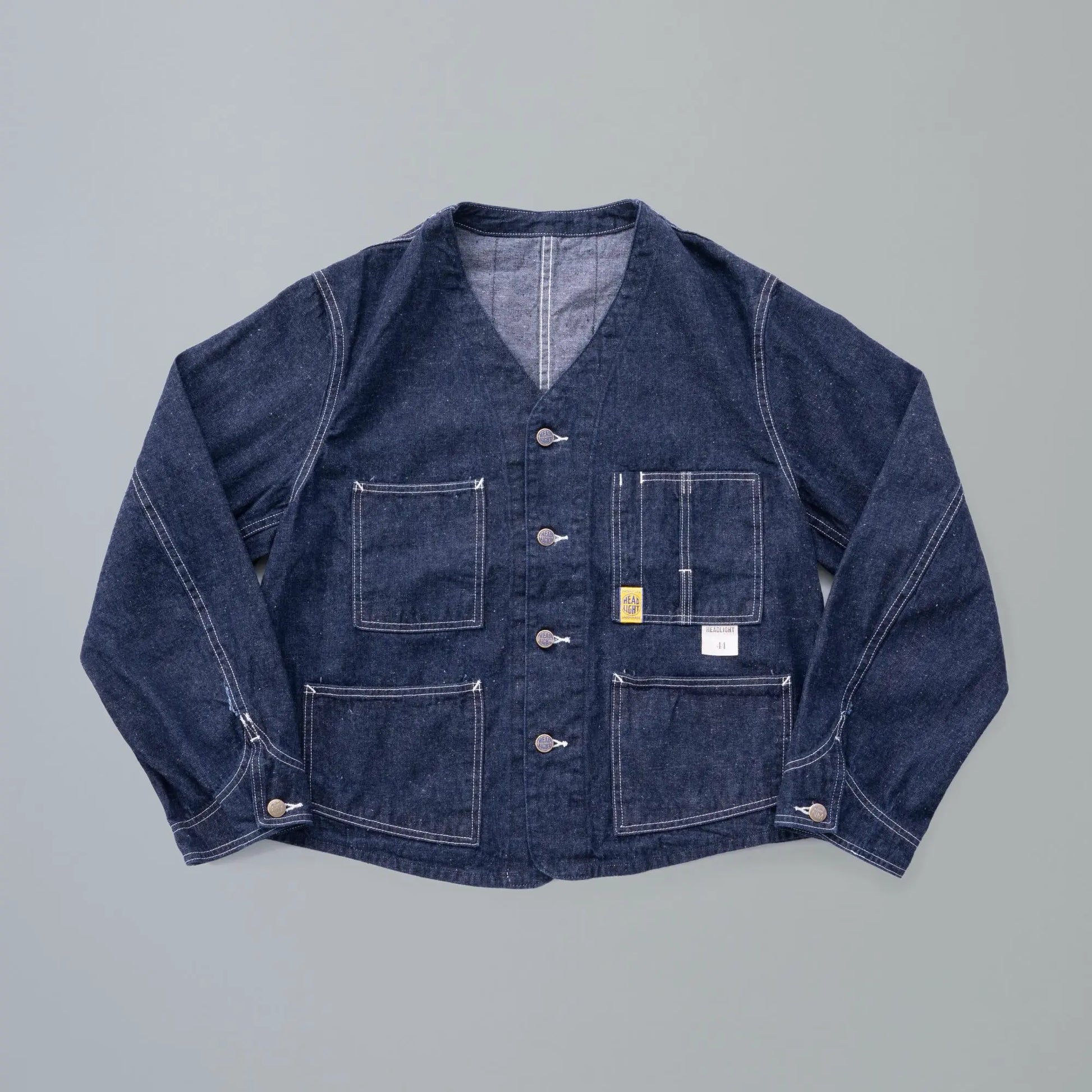 ビンテージ ウールライニング エンジニアジャケット 詳細不明 015 HEAD LIGHT ENGINEER JACKET ONE-WASHED – New Manual