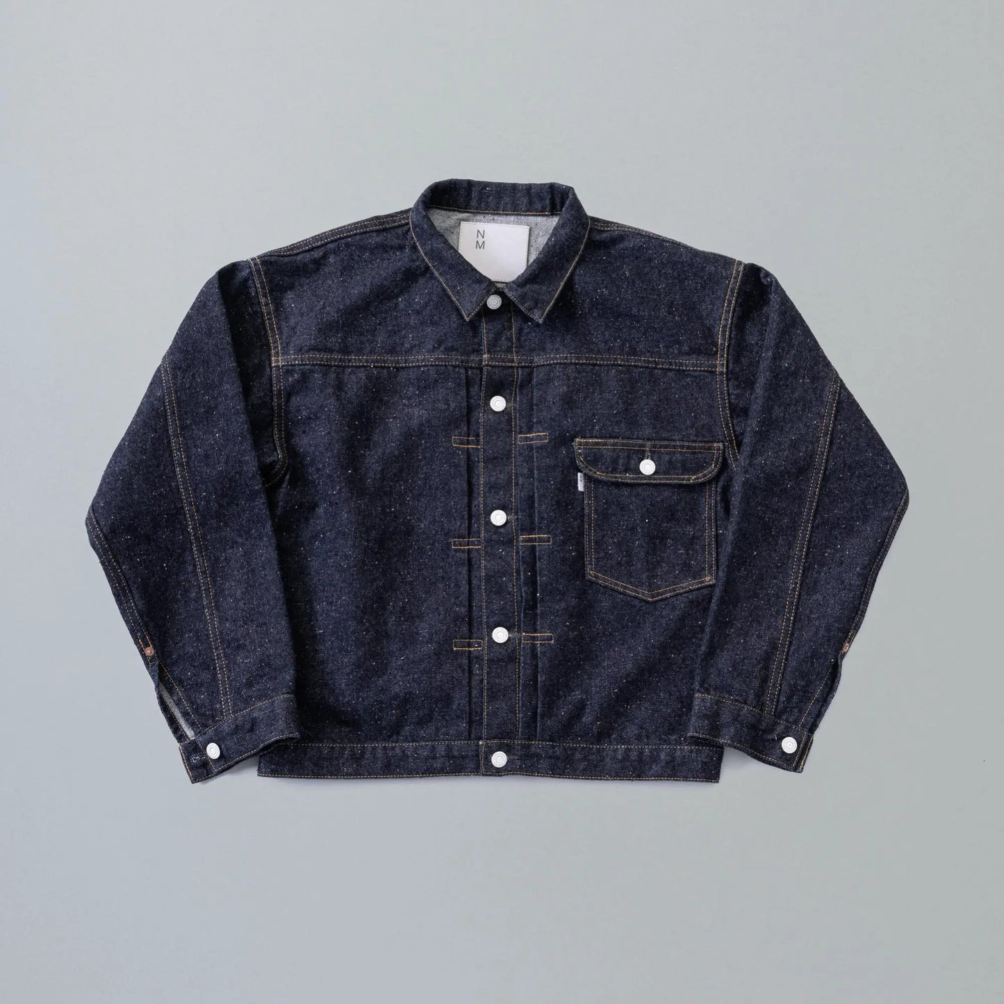 New Manual #001 ニューマニュアル Tバック デニム ジャケット 001 T-BACK DENIM JACKET ONE-WASHED – New Manual