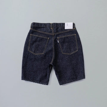 #004 LV DENIM SHORTS ONE-WASHED