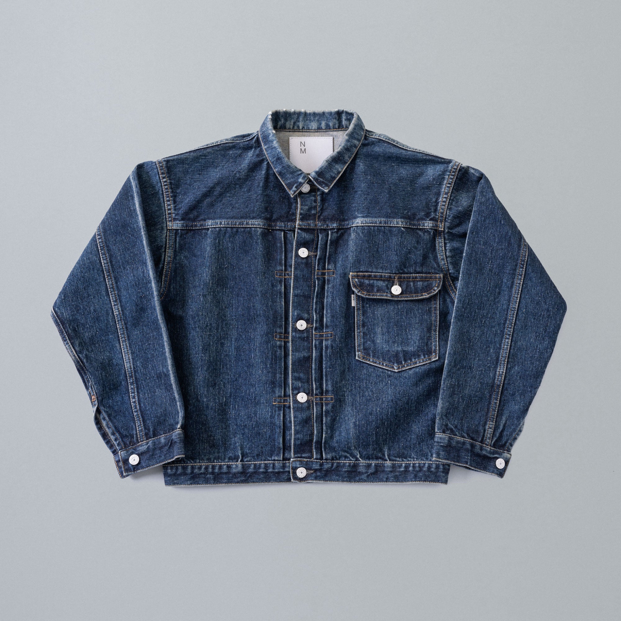 NEW MANUAL #001 T-BACK DENIM JACKET - Gジャン/デニムジャケット