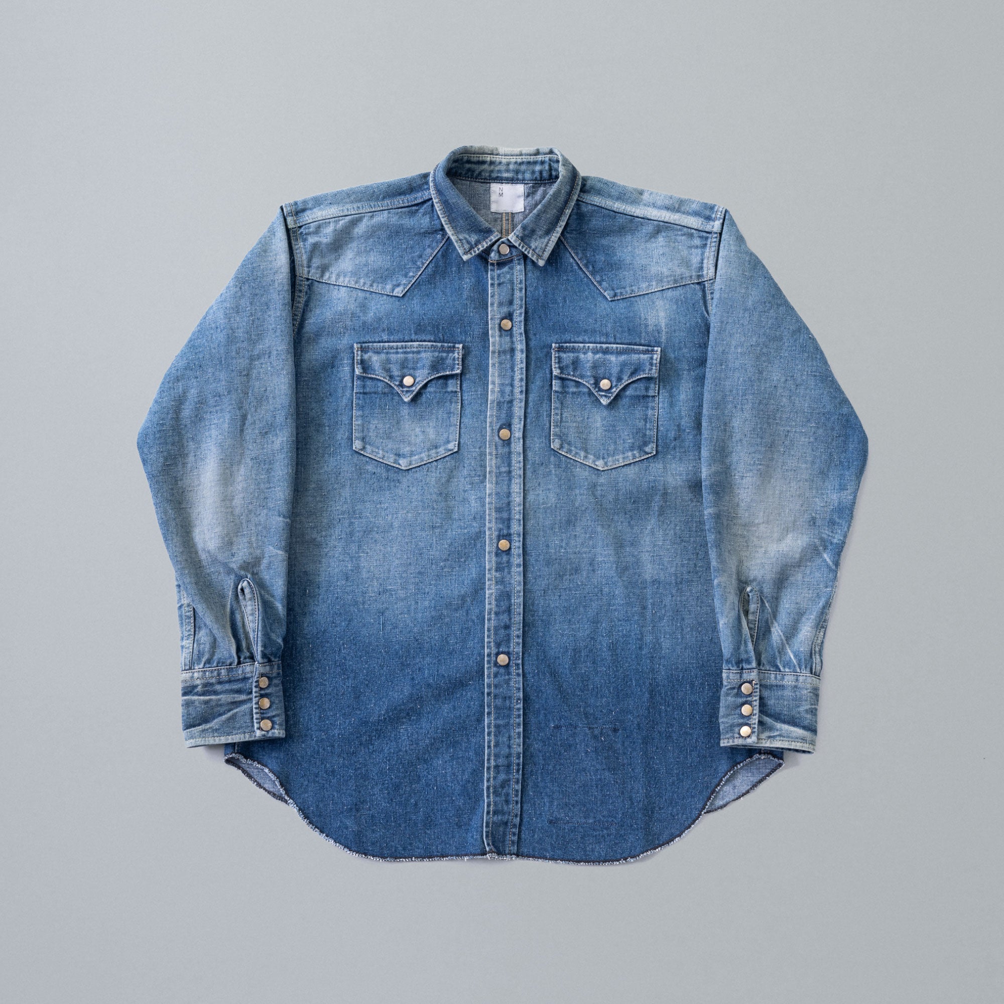 #005 LV DENIM WESTERN SHIRTS