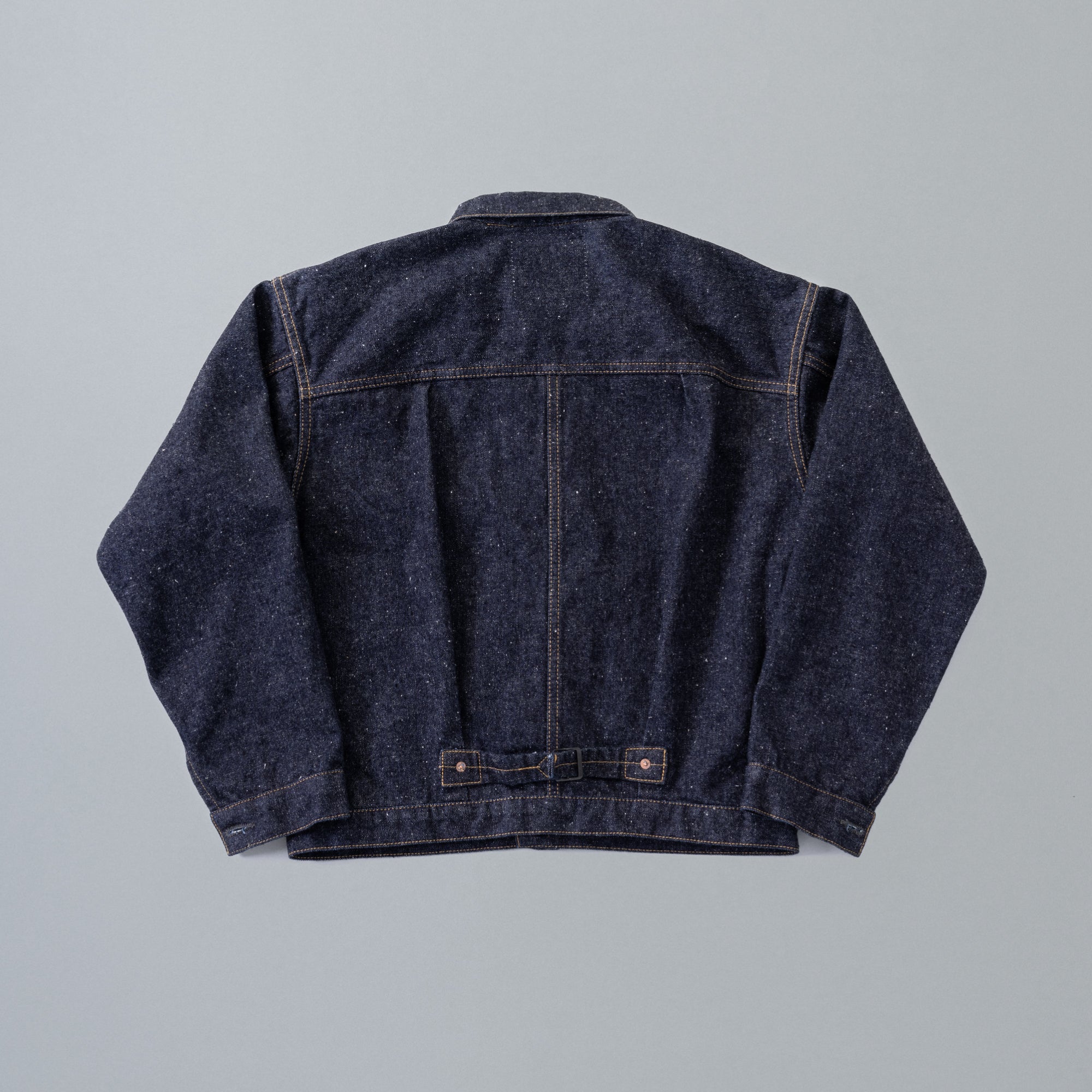 #001 T-BACK DENIM JACKET ONE-WASHED