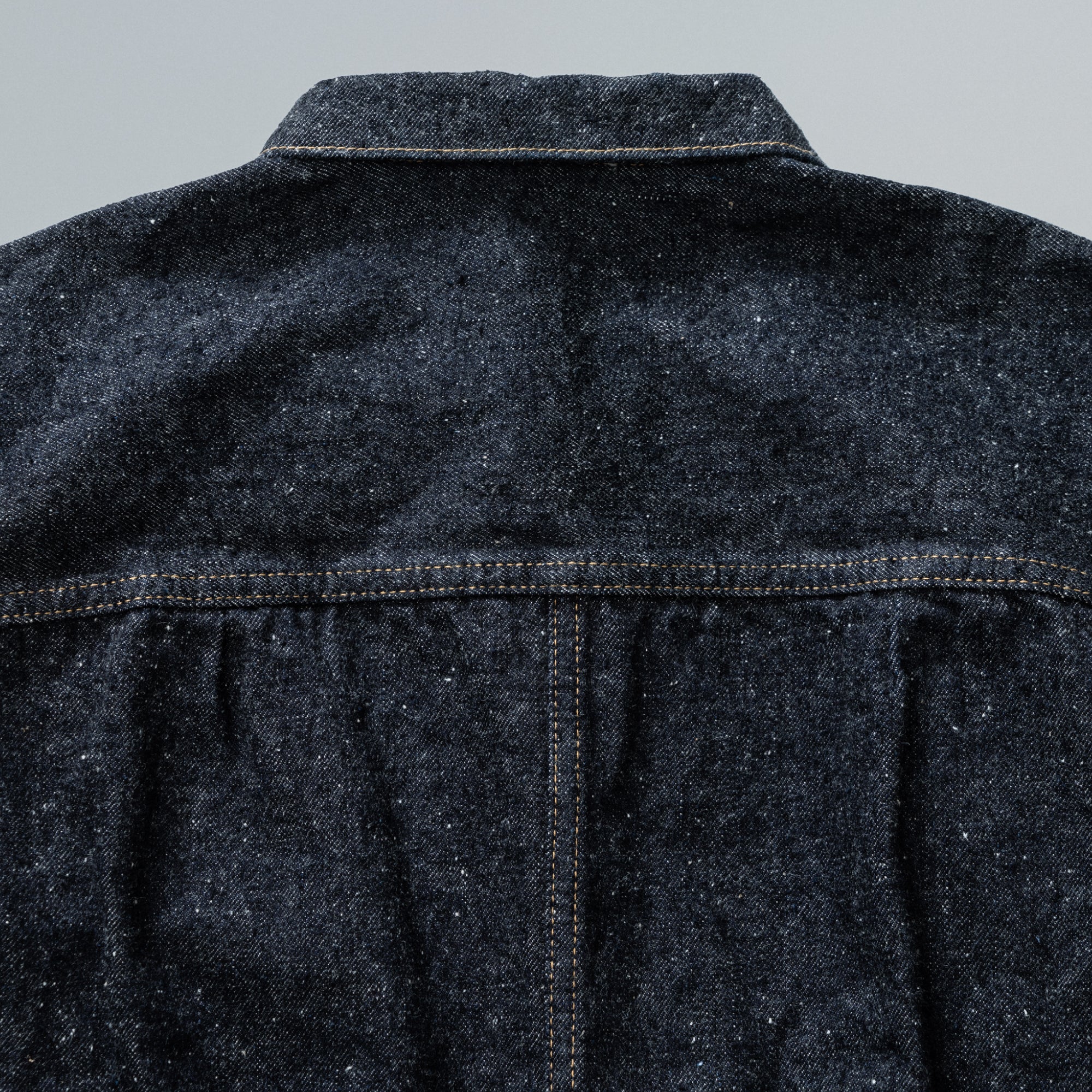 #001 T-BACK DENIM JACKET ONE-WASHED