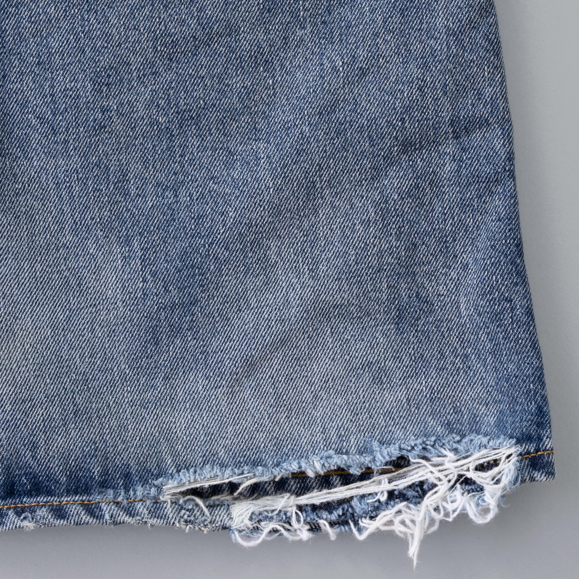distressed denim blue canvas texture Fabric | Spoonflower
